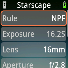 Starscape program