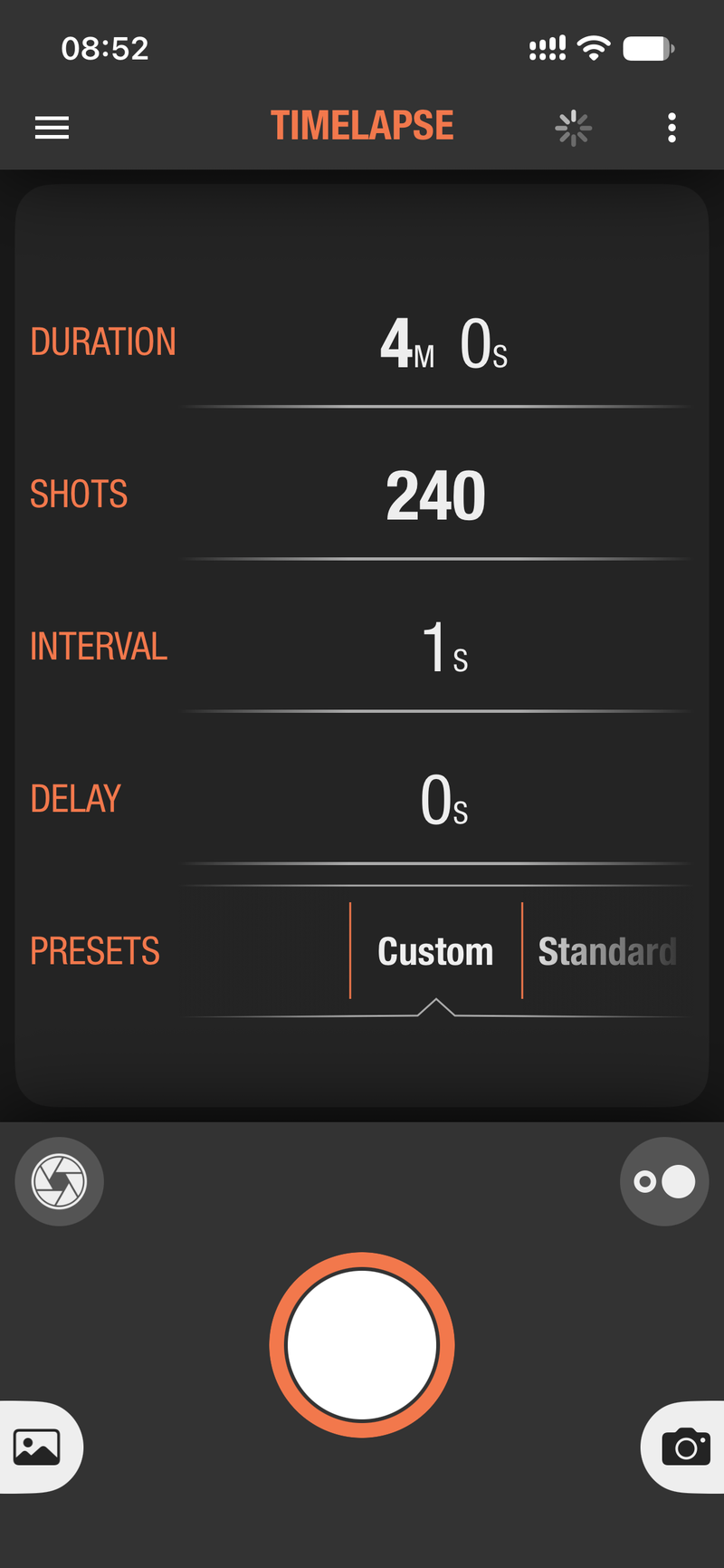 Open the Device page in the Ortta app